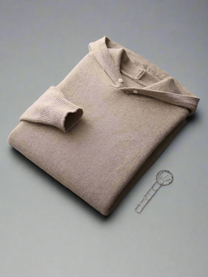 MerinoCrest™ | Hooded Pullover Sweater